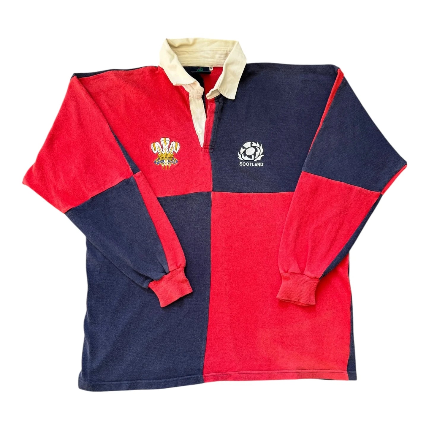 Extra large Pringle Wales Scotland Rugby Shirt