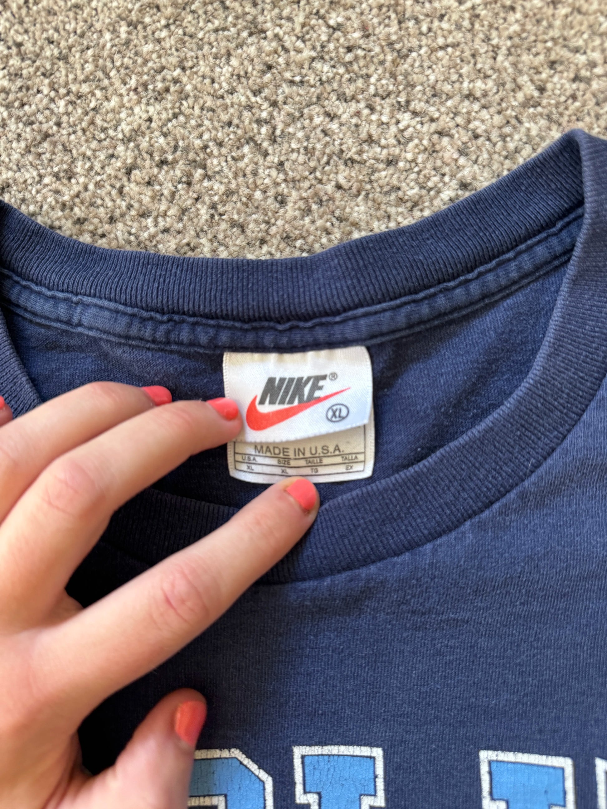 Extra large Nike Carolina Navy T-Shirt