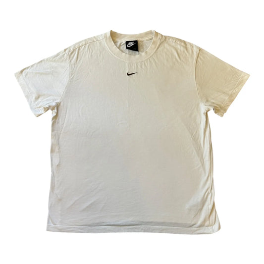 Medium Nike Centre Swoosh White T-Shirt