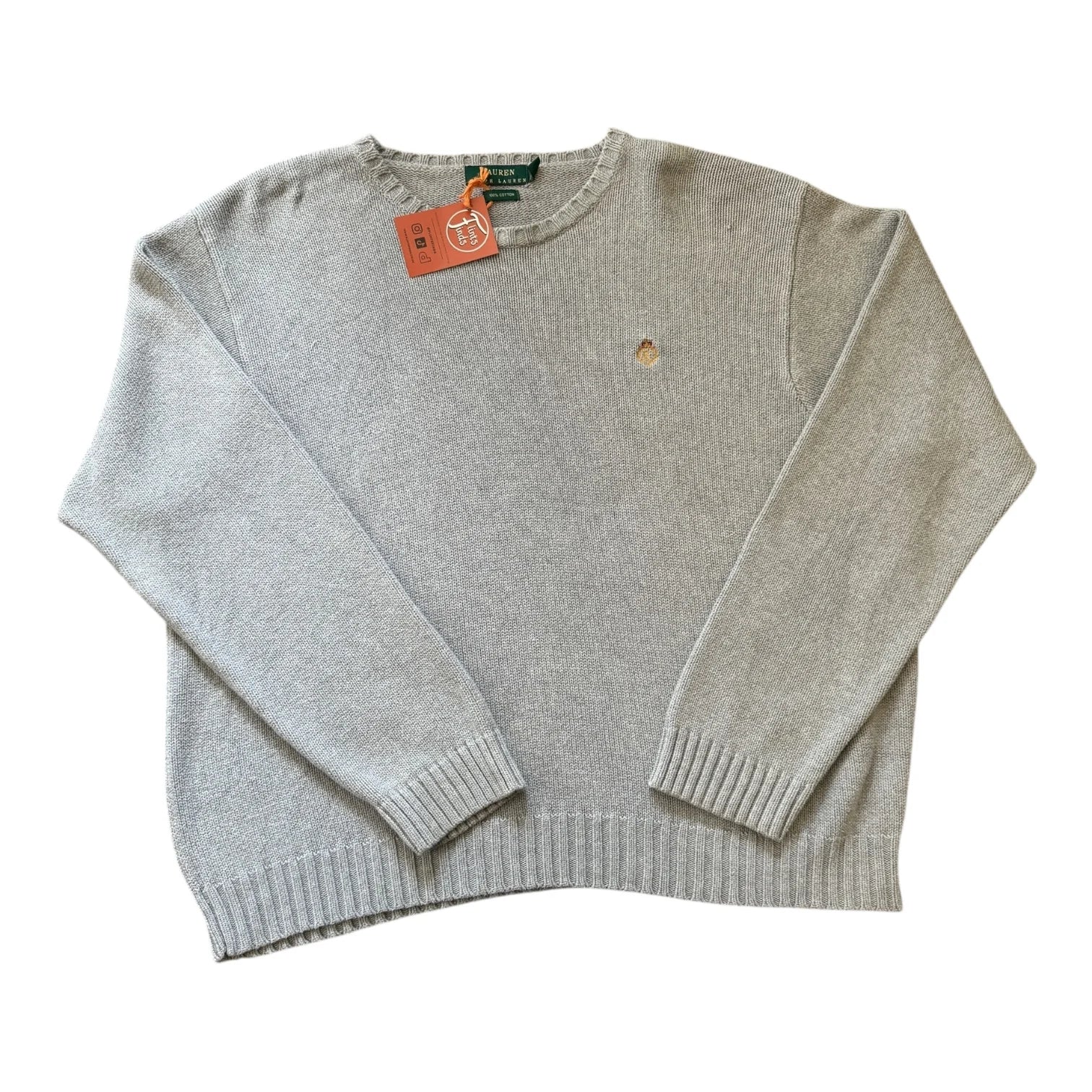 Extra large Ralph Lauren Grey Knitted Jumper