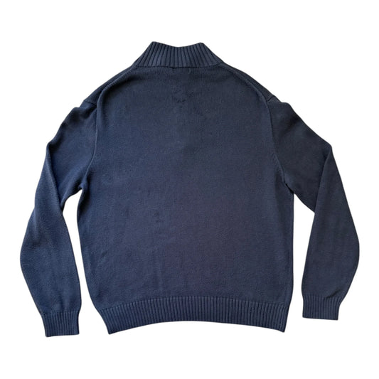 Extra large Ralph Lauren Navy Knitted 1/4 Zip