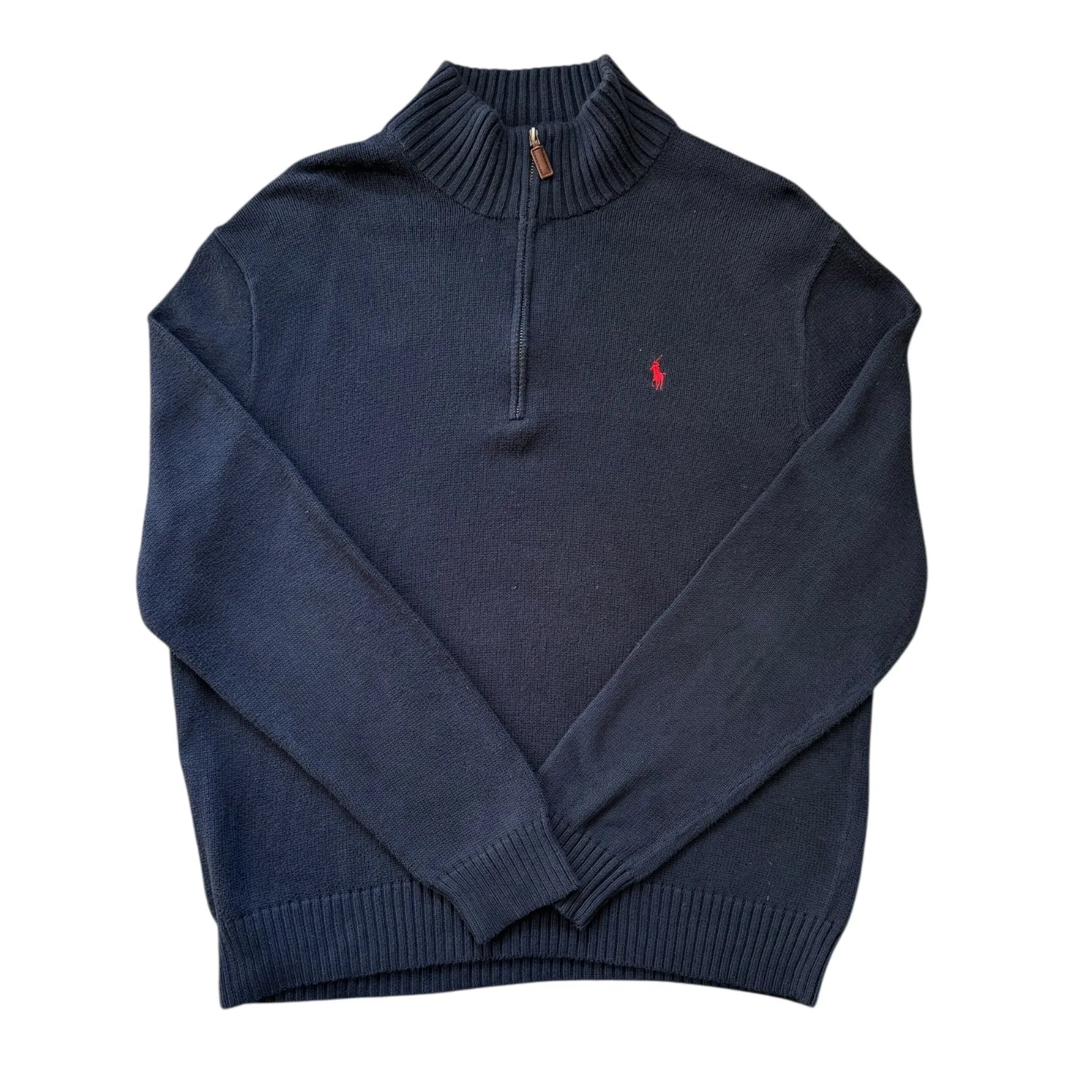 Extra large Ralph Lauren Navy Knitted 1/4 Zip