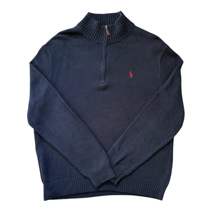 Extra large Ralph Lauren Navy Knitted 1/4 Zip