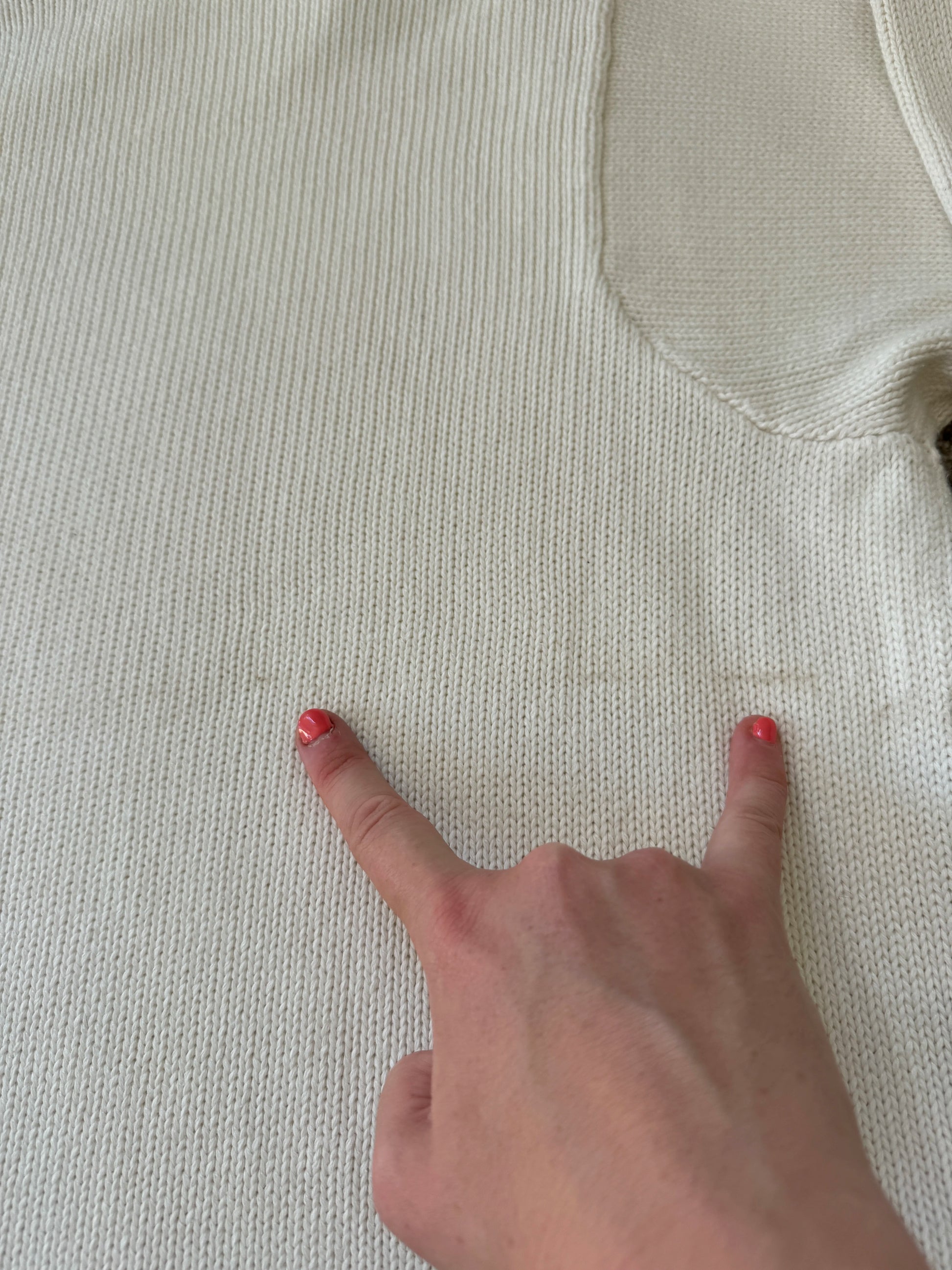 XXL Ralph Lauren White Heavy Knit