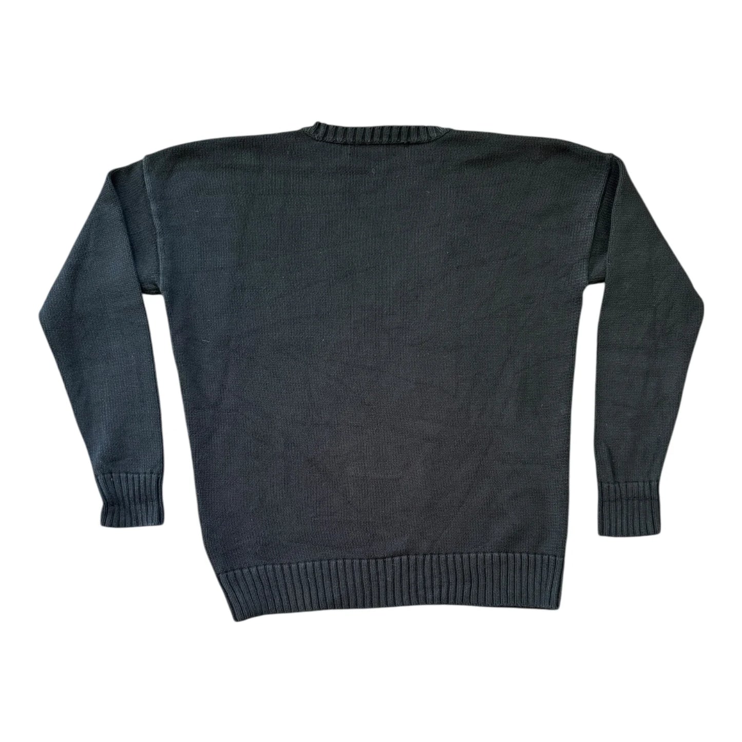 Woman's Black Label Small Ralph Lauren Knitted Embroidered Dog Jumper