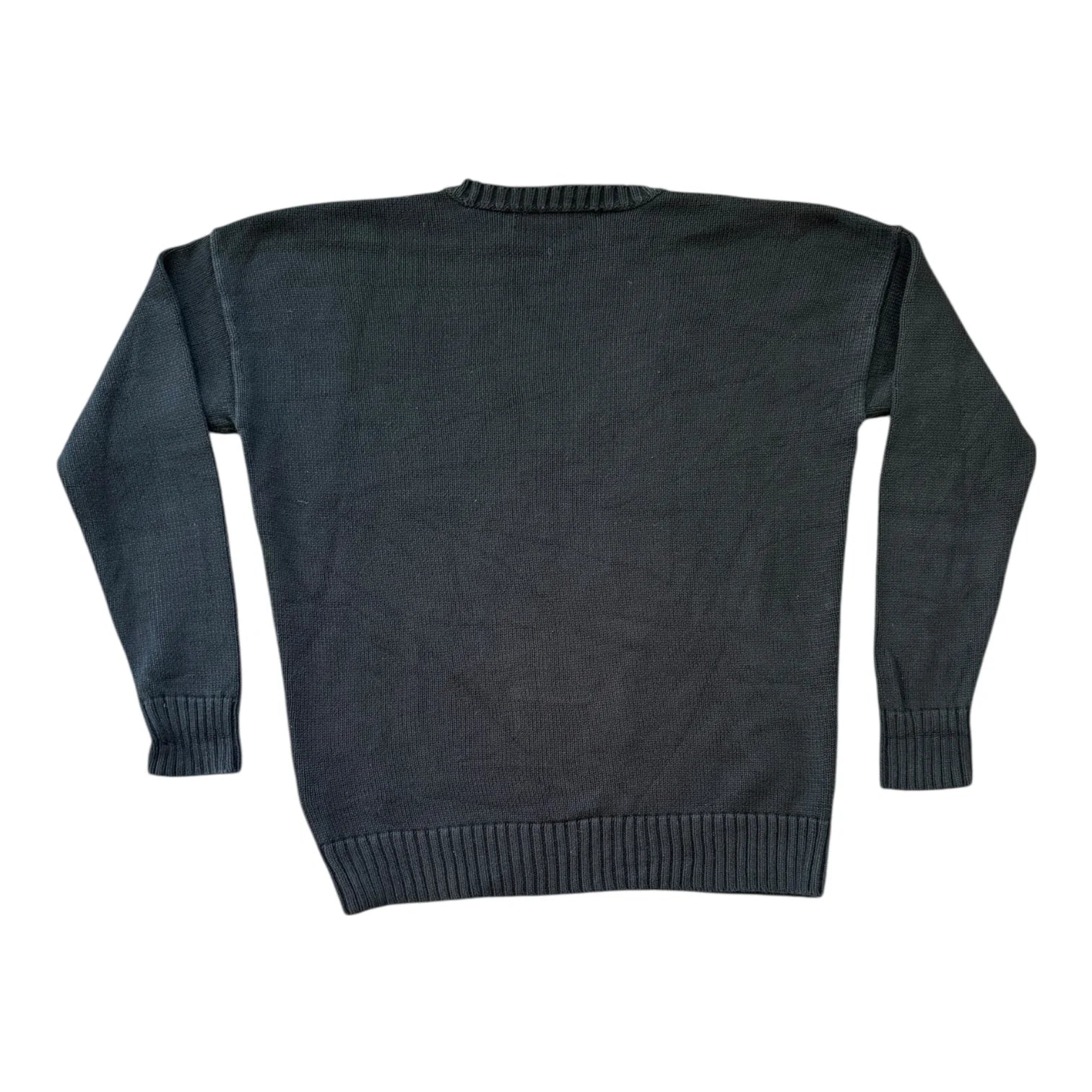 Woman's Black Label Small Ralph Lauren Knitted Embroidered Dog Jumper