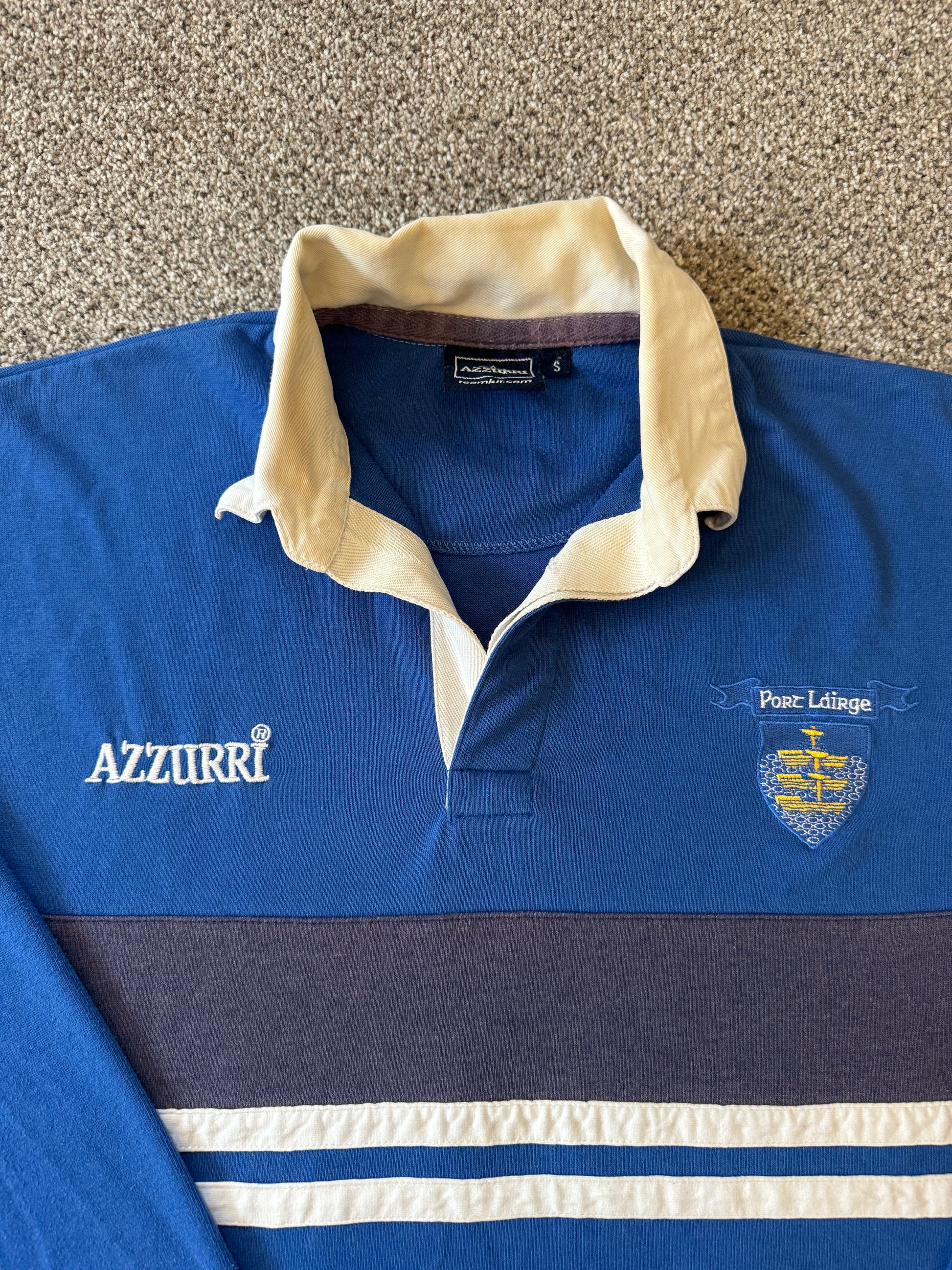 Small Azzurri Blue Port Lairge Rugby Shirt