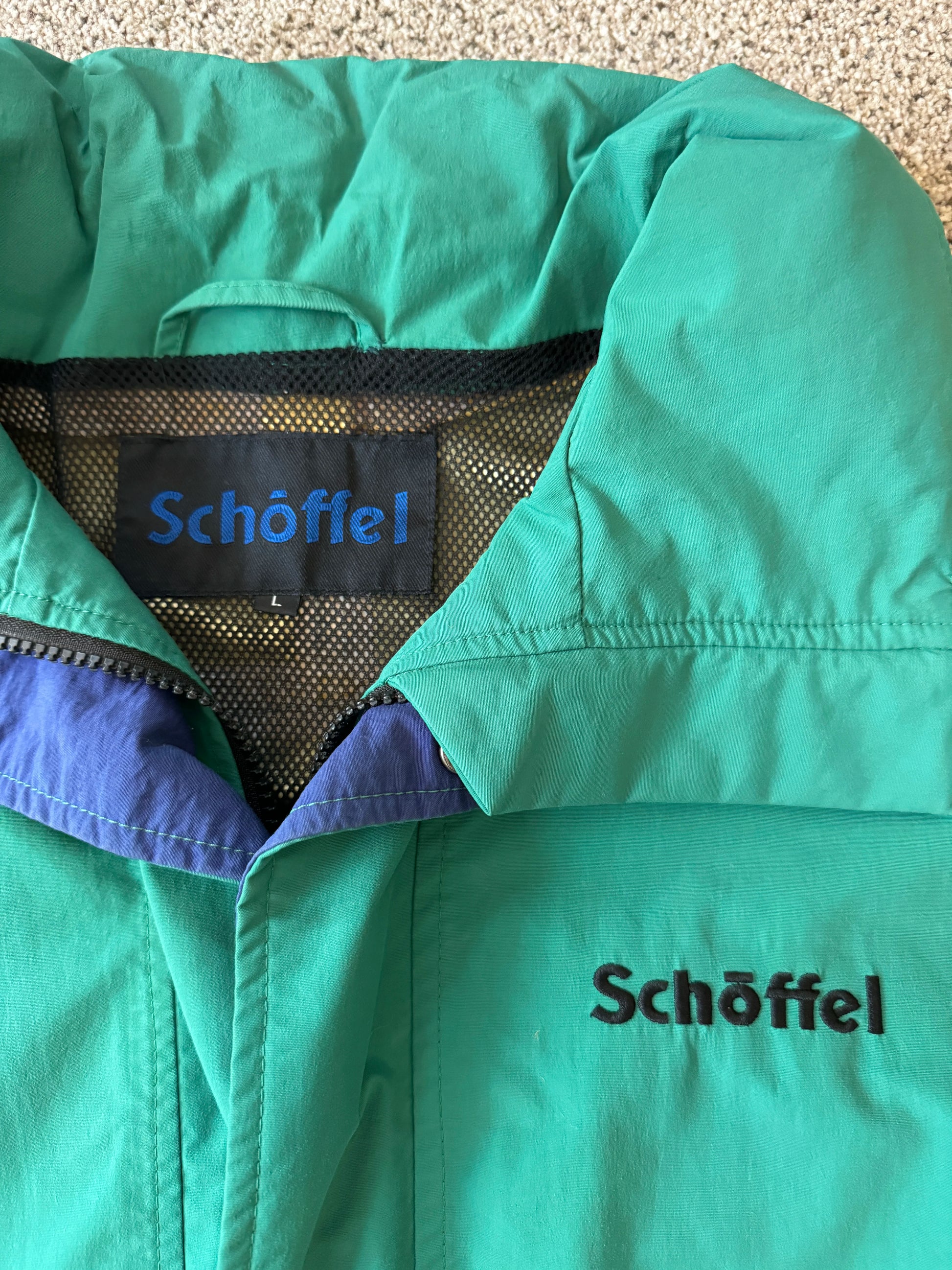 Large Schoffel Gore-Tex Green Alpine Jacket