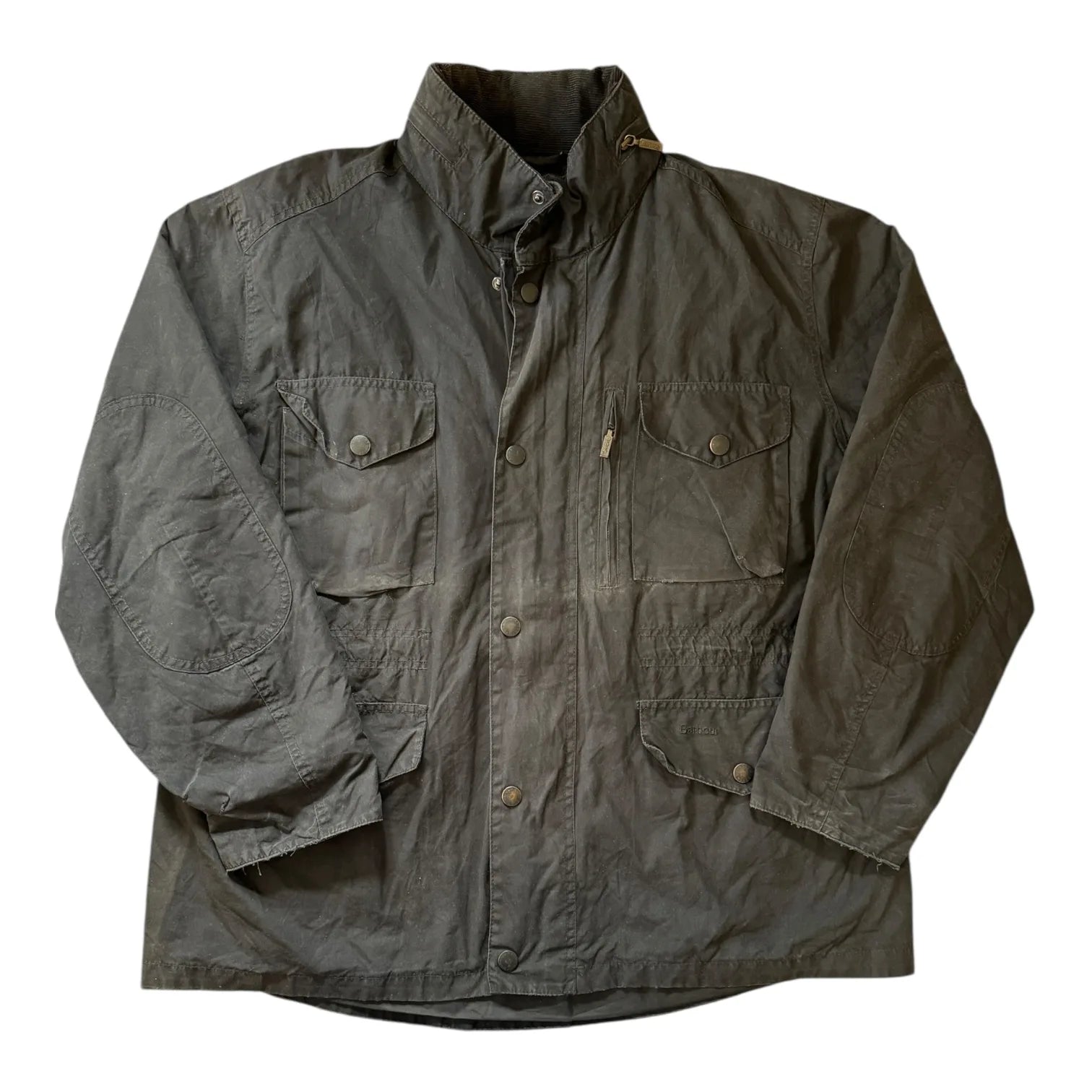 Extra large Barbour Sapper Wax Jacket Mid Length