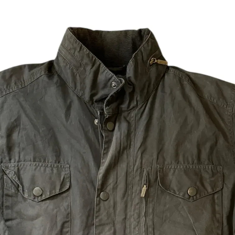 Extra large Barbour Sapper Wax Jacket Mid Length