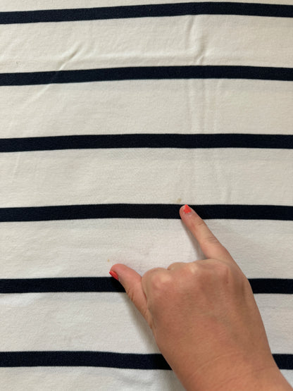 Large Tommy Hilfiger White Navy Polo Shirt