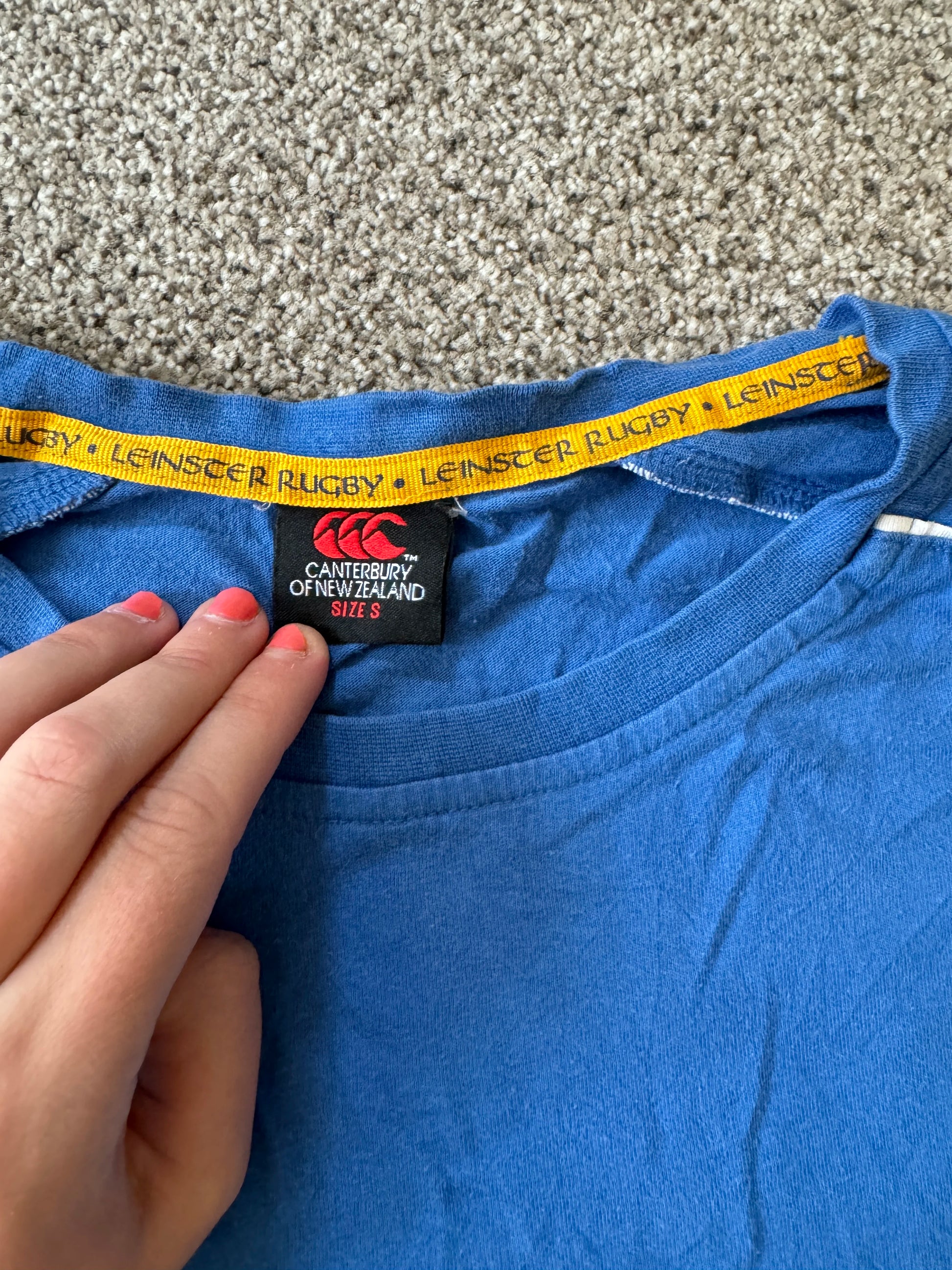 Small Canterbury Blue Leinster Rugby T-Shirt