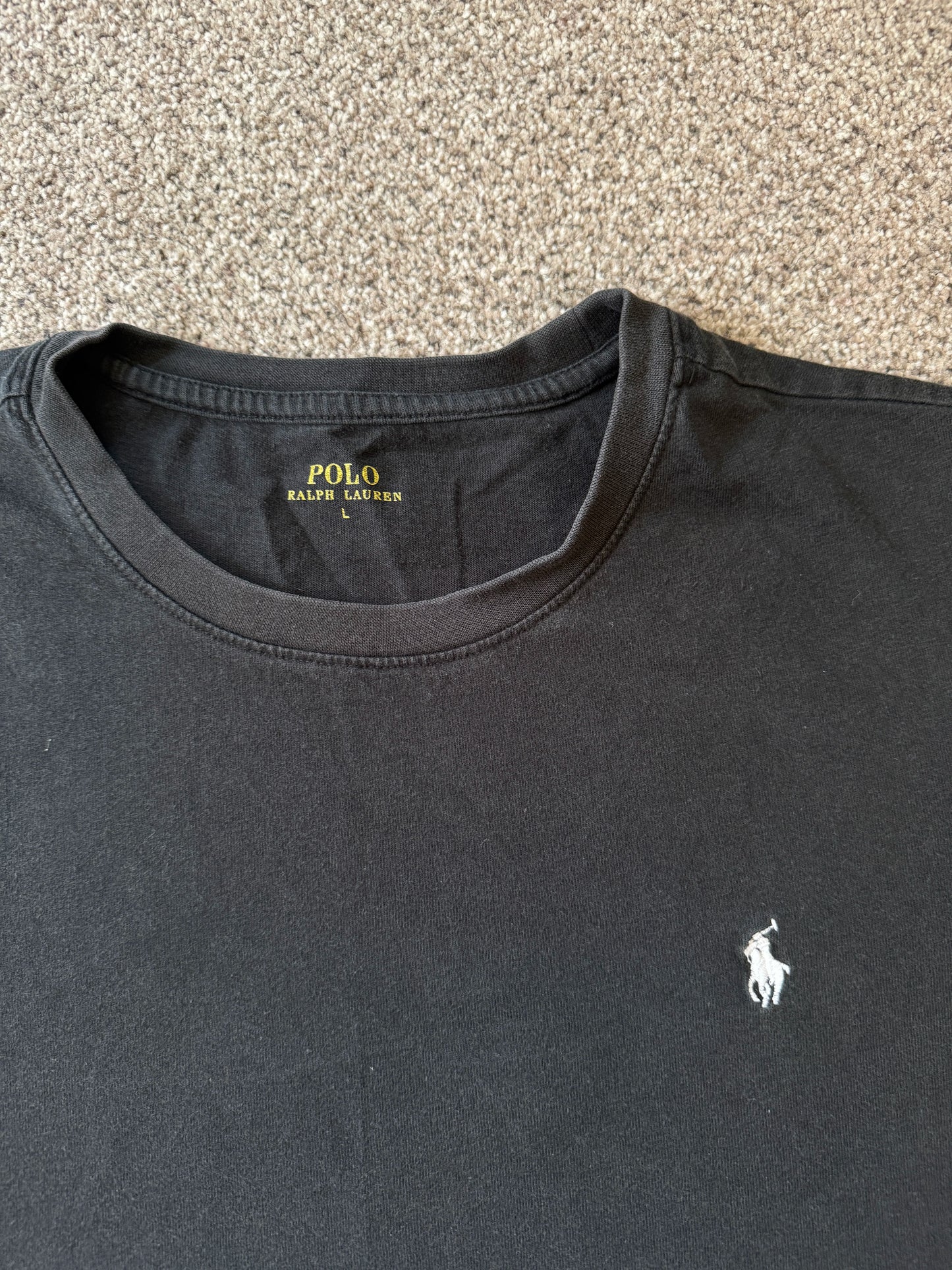 Large Ralph Lauren Black T-Shirt