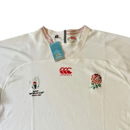 XXL Canterbury White England World Cup 2019 Rugby Shirt BNWT