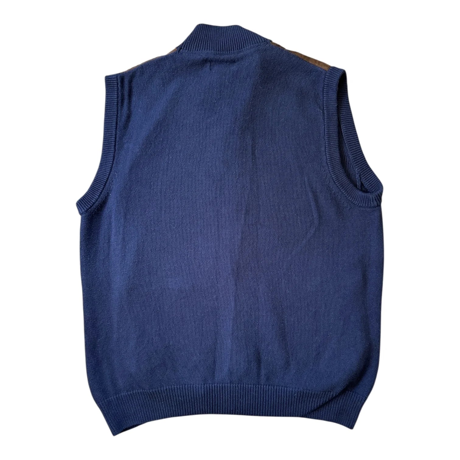 Large Chaps Navy Full Zip Jumper