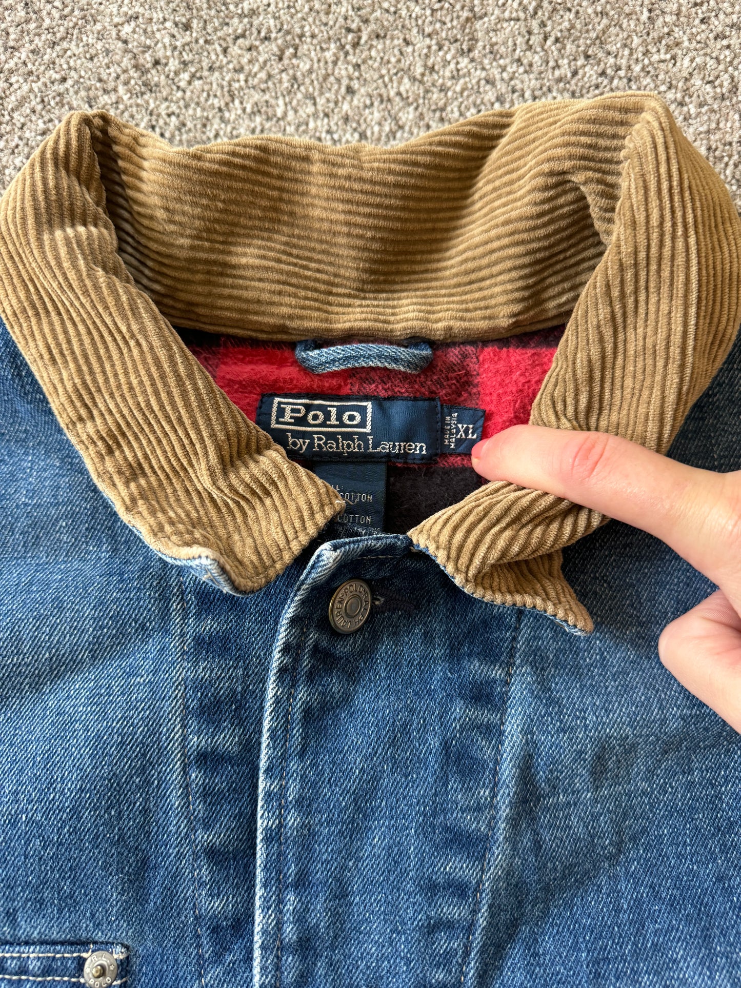 Extra large Ralph Lauren Denim Blue Chore Jacket