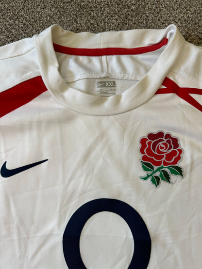 XXL Nike White 2007 England Rugby Shirt