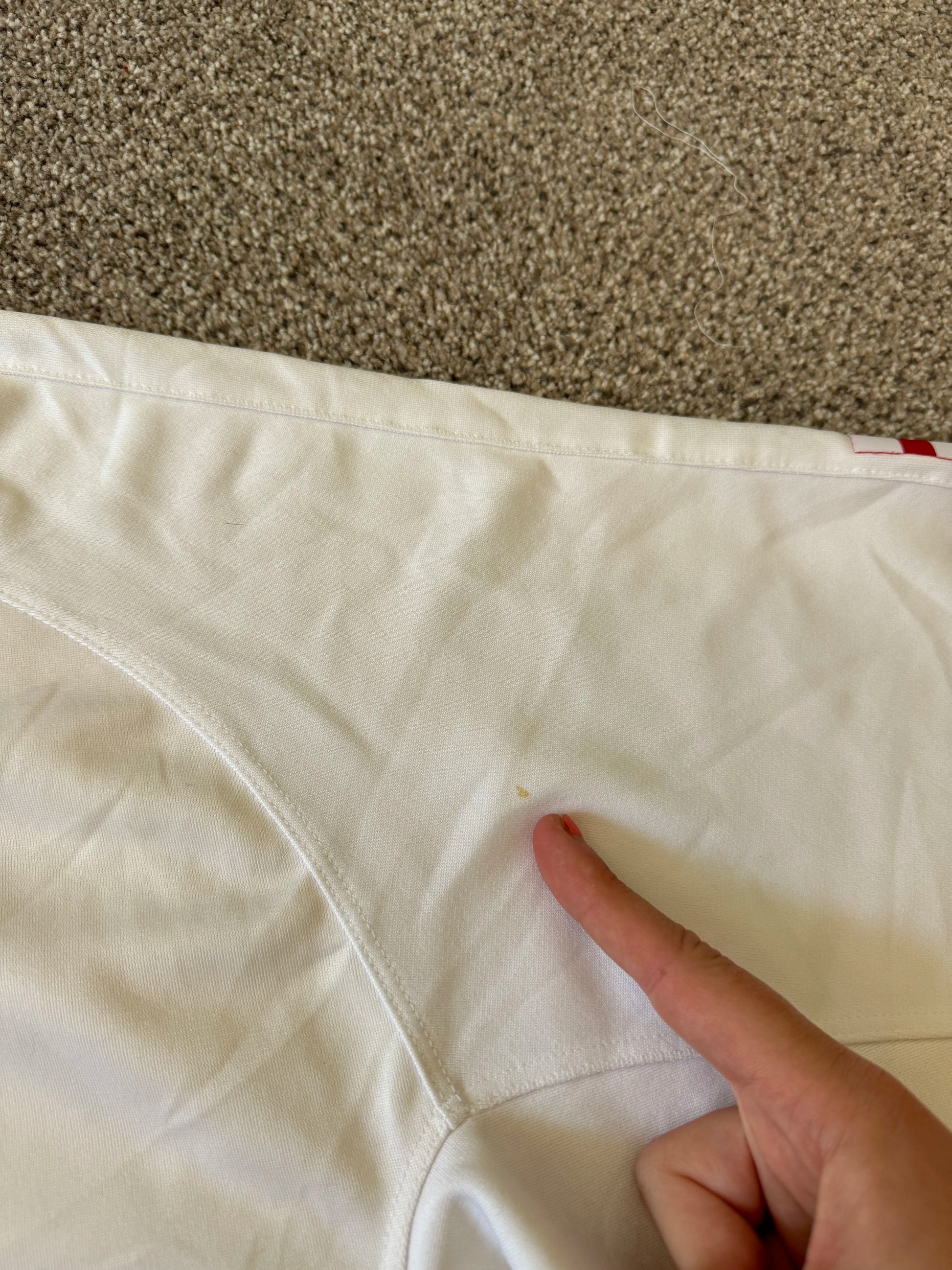 XXL Nike White 2007 England Rugby Shirt