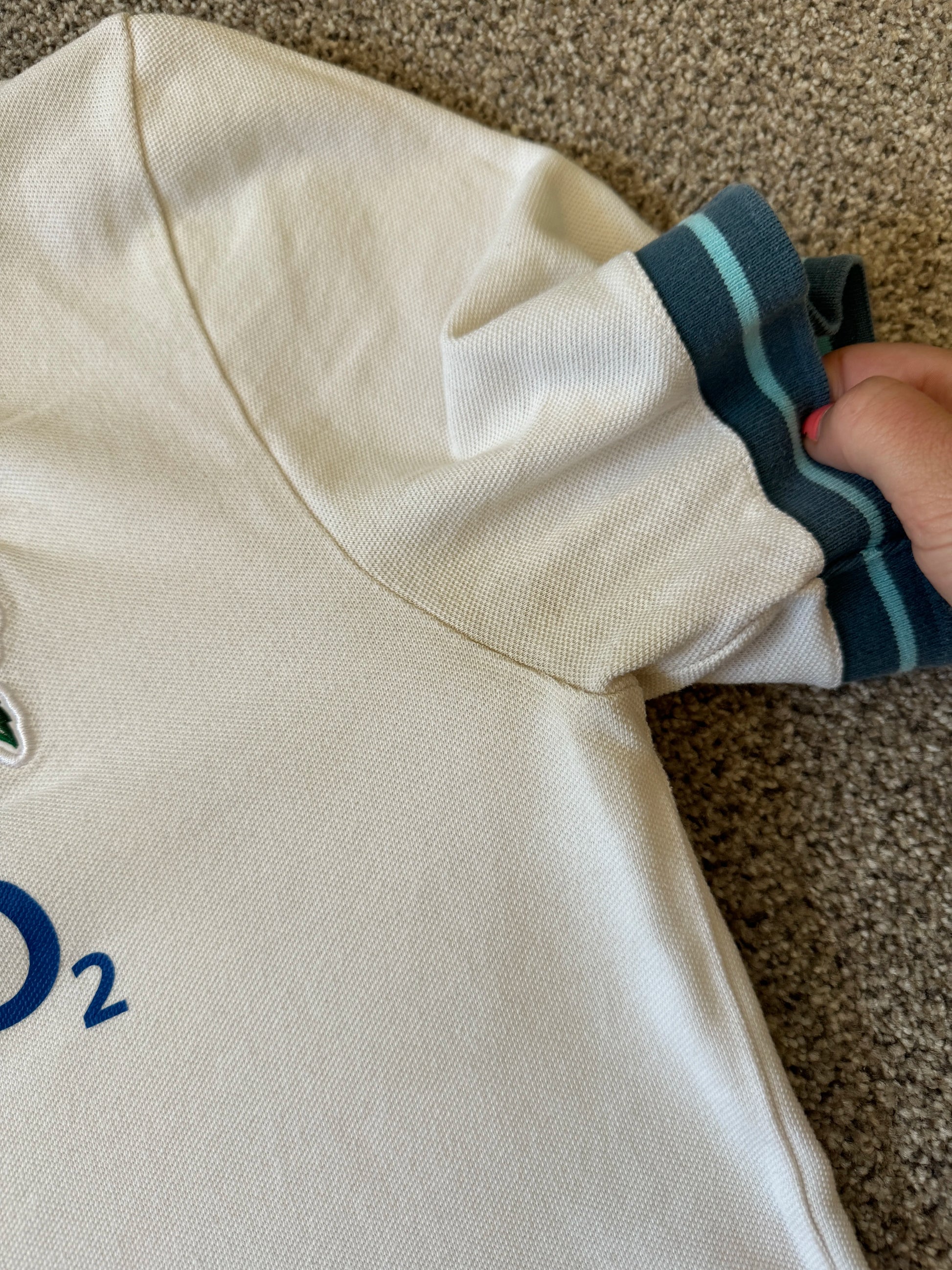 Large Umbro White England Rugby T-Shirt