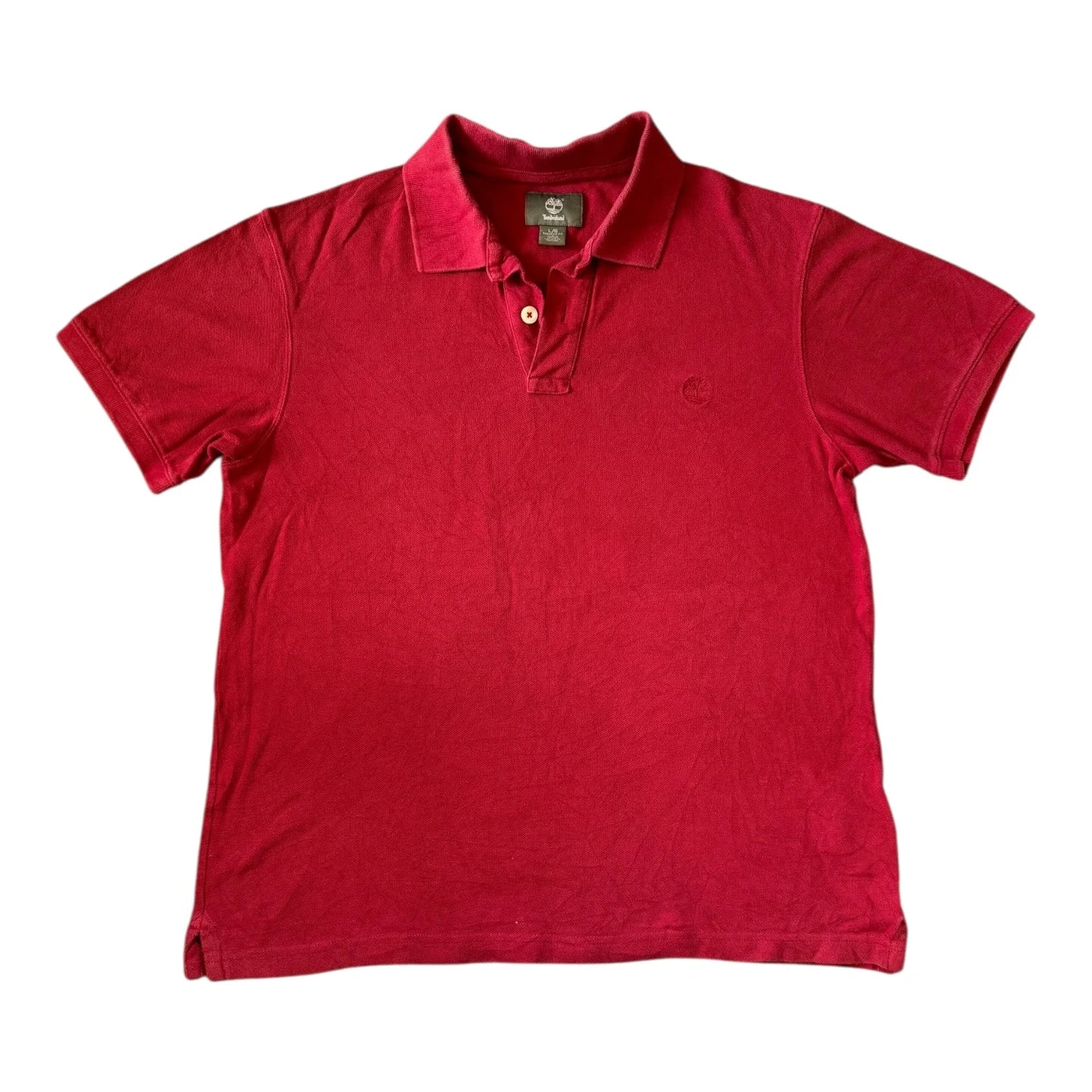 Large Timberland Red Polo Shirt