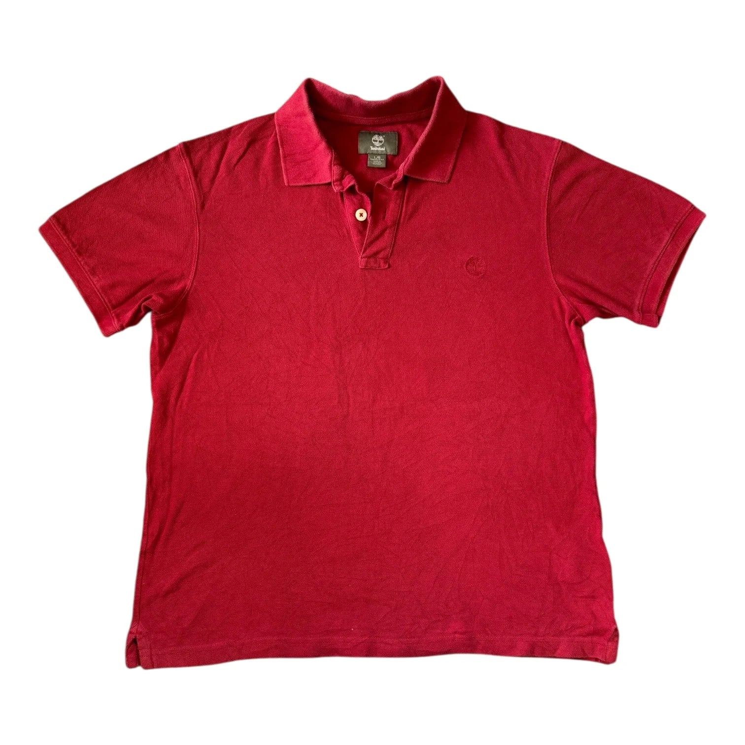 Large Timberland Red Polo Shirt