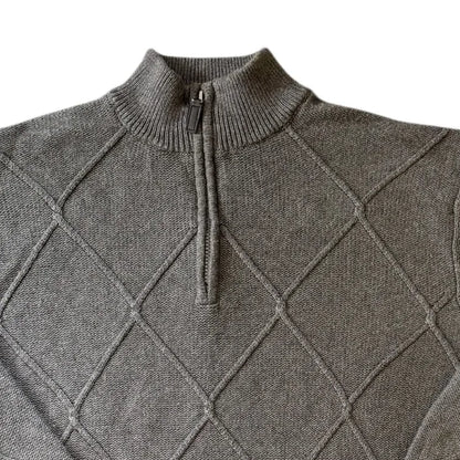 Large Chaps Grey 1/4 Zip