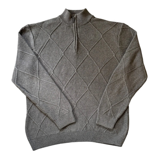 Large Chaps Grey 1/4 Zip