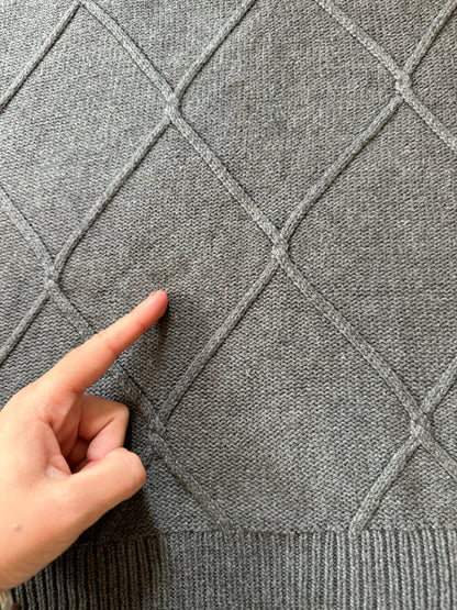 Large Chaps Grey 1/4 Zip