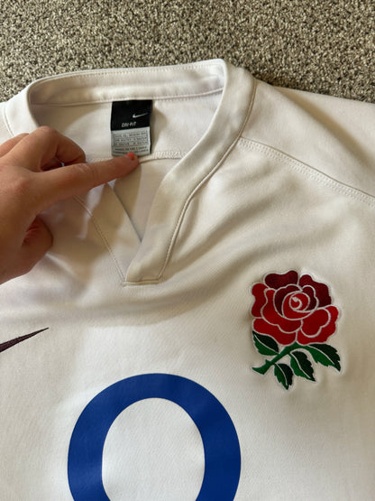 Extra large Nike White England Rugby Shirt