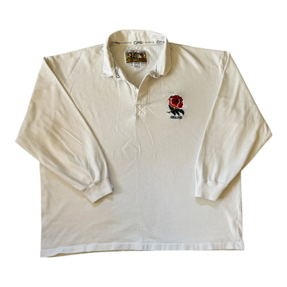 XXL Cotton Traders White England Rugby Shirt