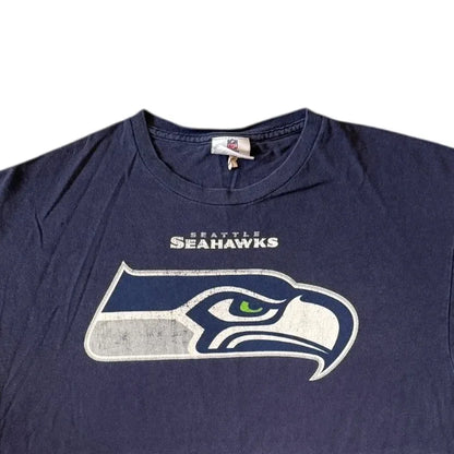 Large NFL Seattle Seahawks Navy T-Shirt