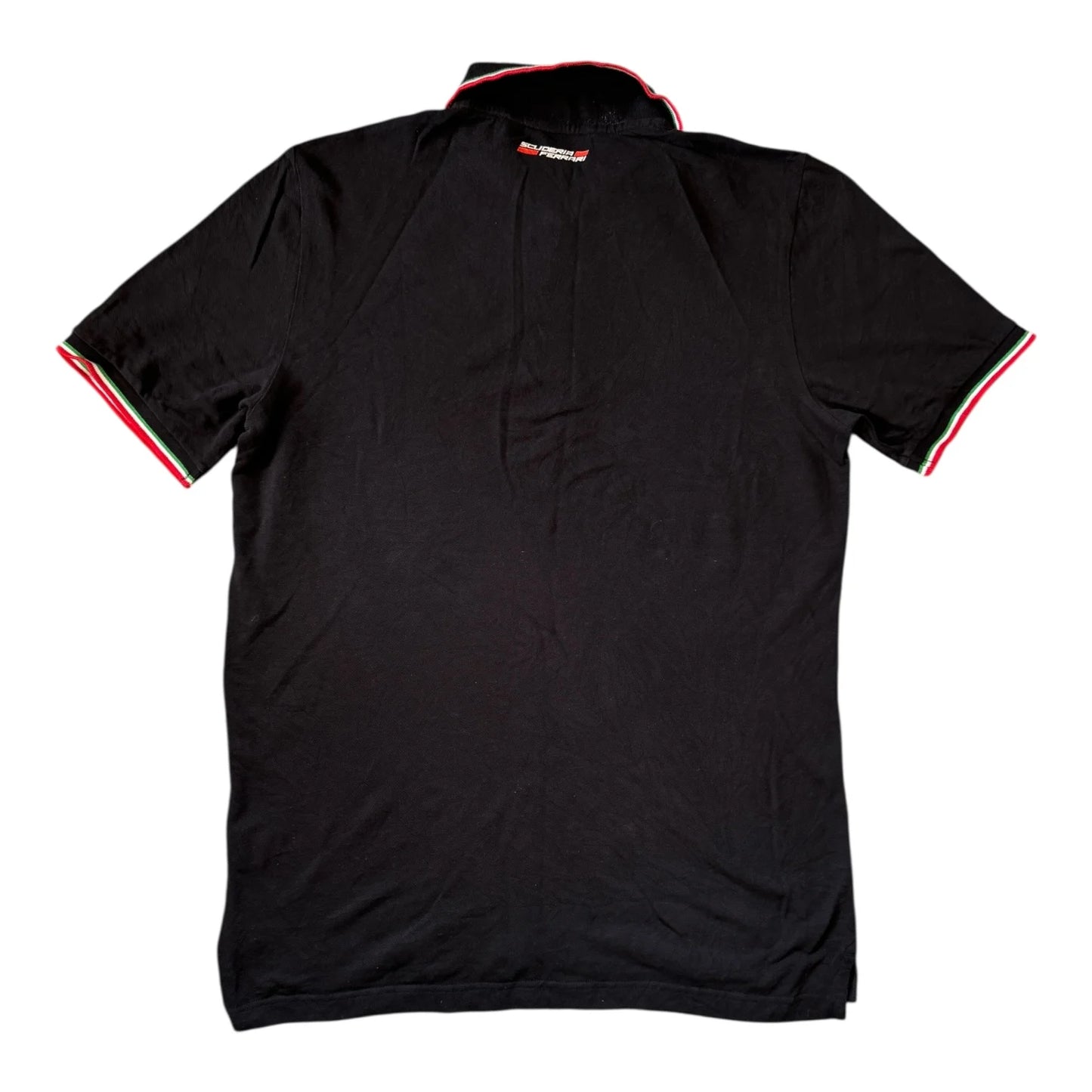 Medium Ferrari Black Polo Shirt