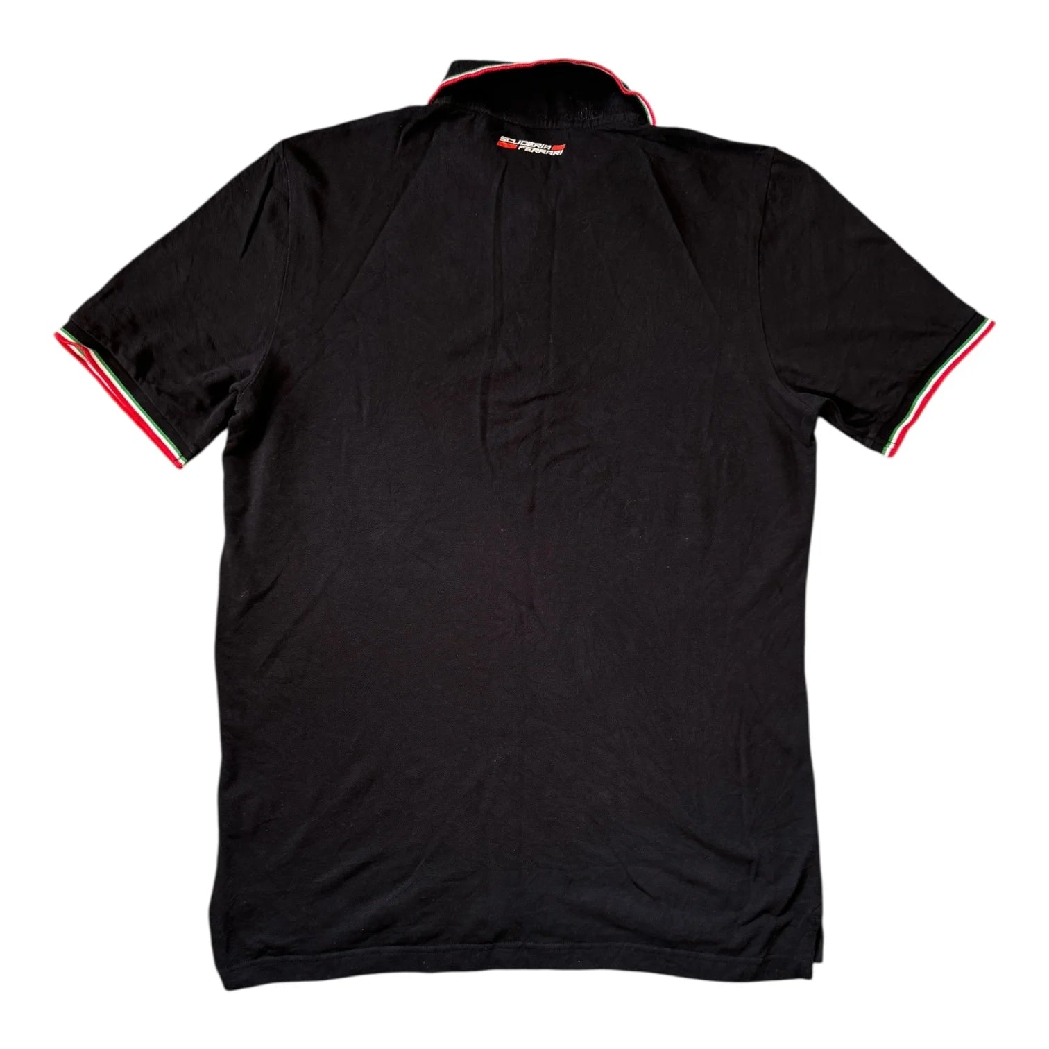 Medium Ferrari Black Polo Shirt