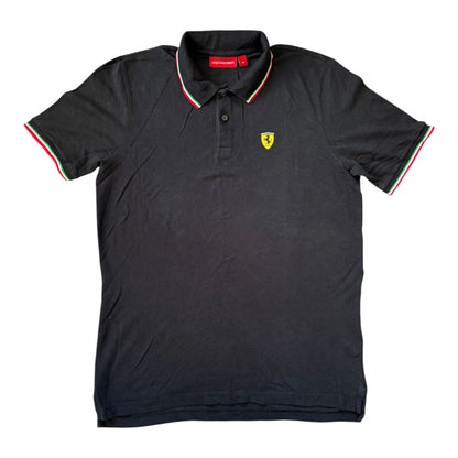 Medium Ferrari Black Polo Shirt