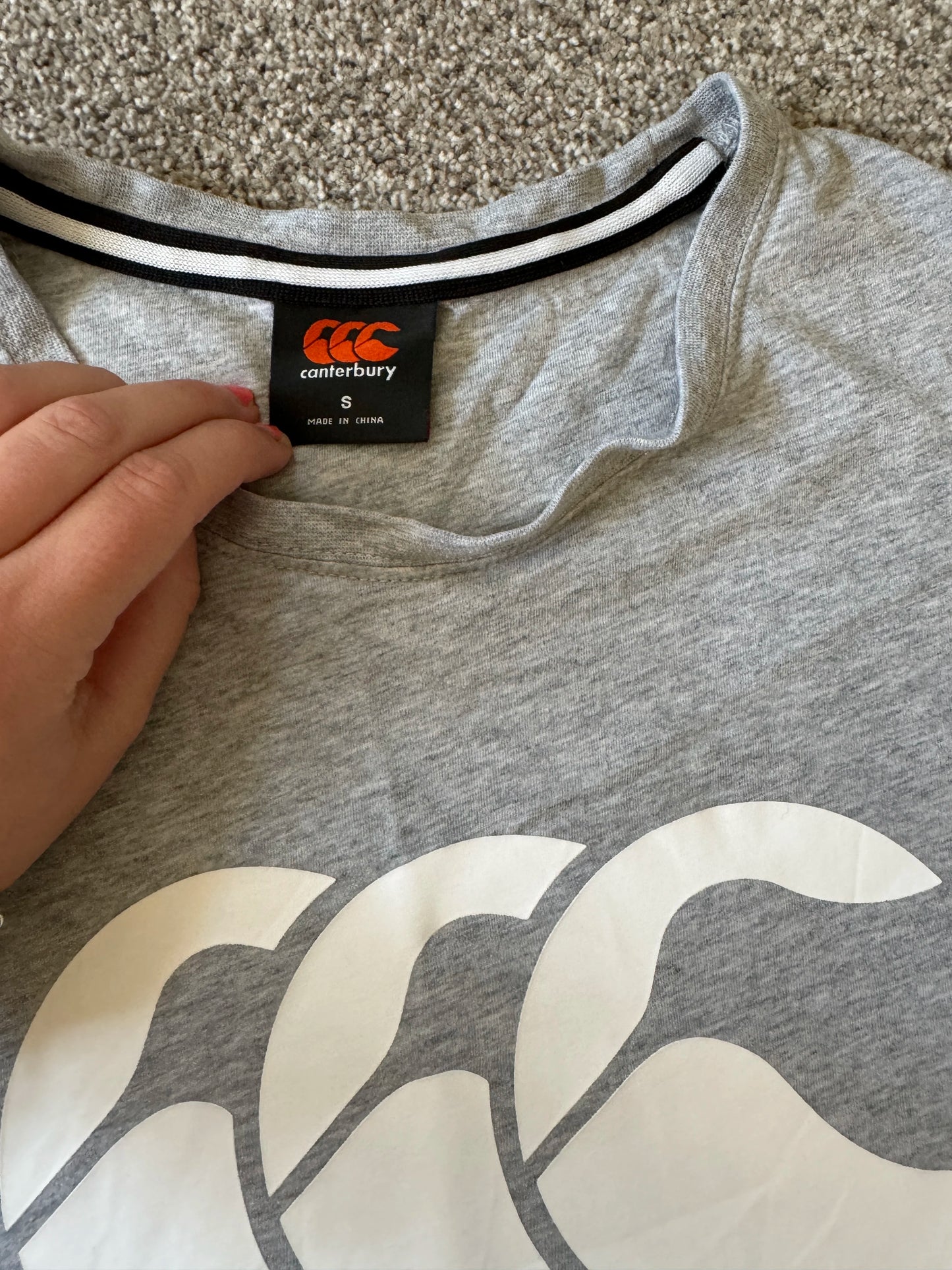 Small Canterbury Grey T-Shirt