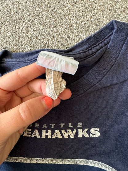 Large NFL Seattle Seahawks Navy T-Shirt