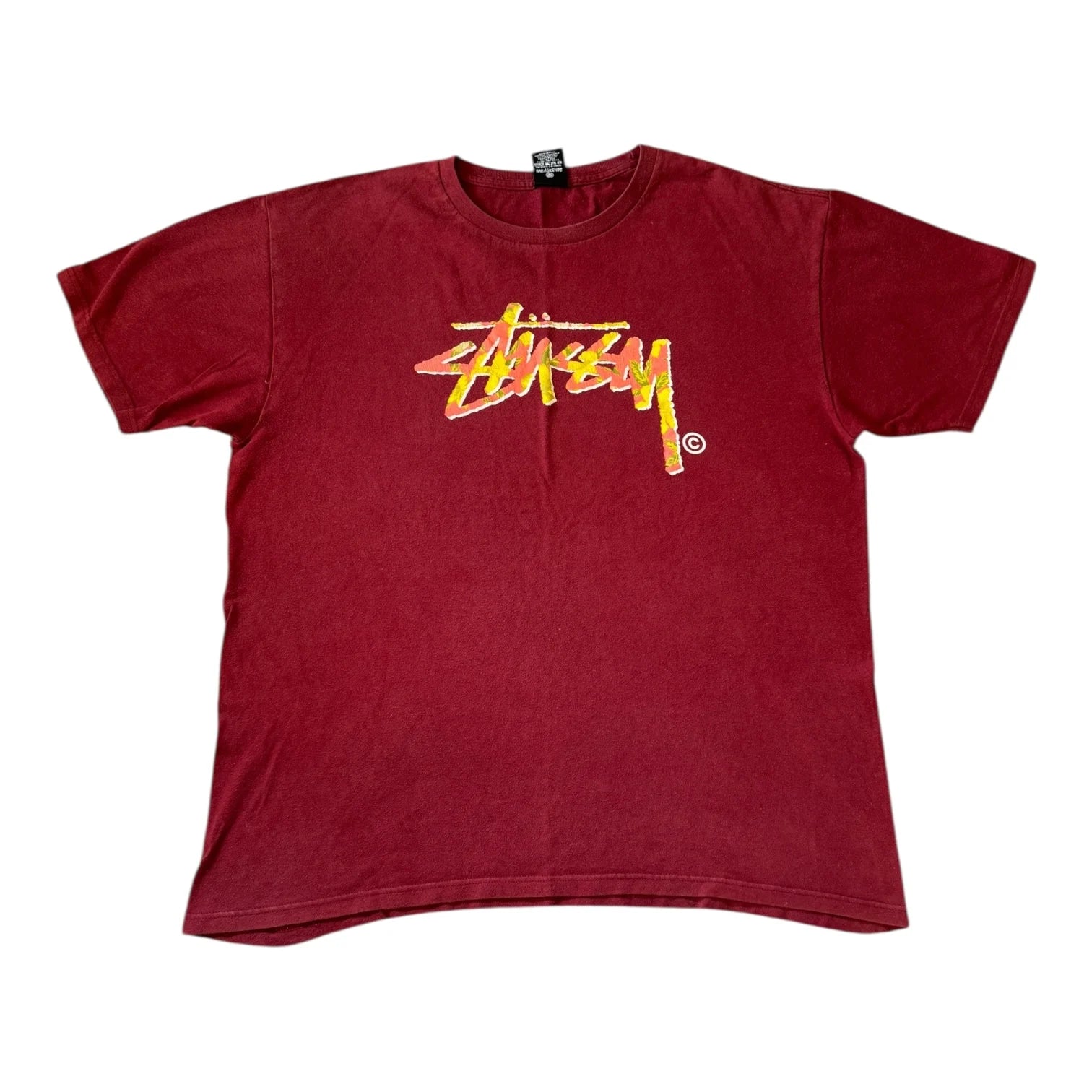 Large Stussy Red T-Shirt
