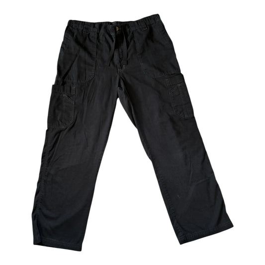 Large Carhartt Black Cargo Trousers