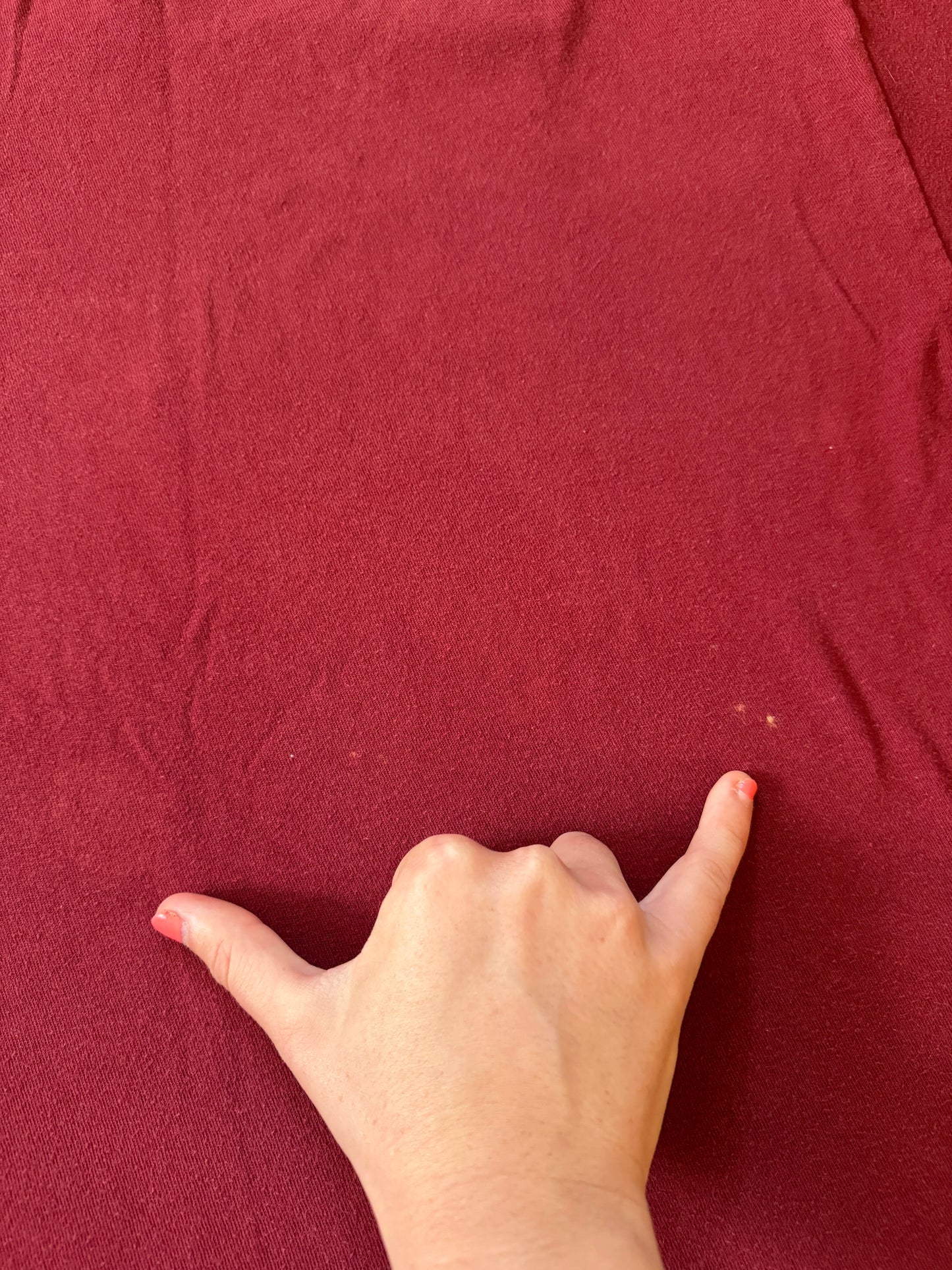 Large Stussy Red T-Shirt