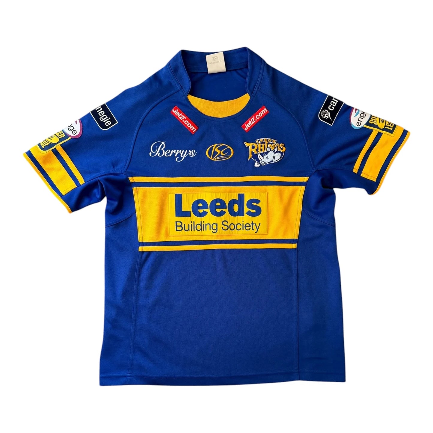 Large Leeds Rhinos Blue Rugby Shirt
