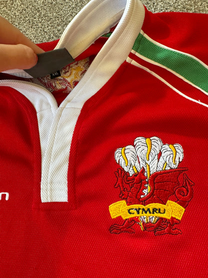 XXL Olorun Red Wales Rugby Shirt