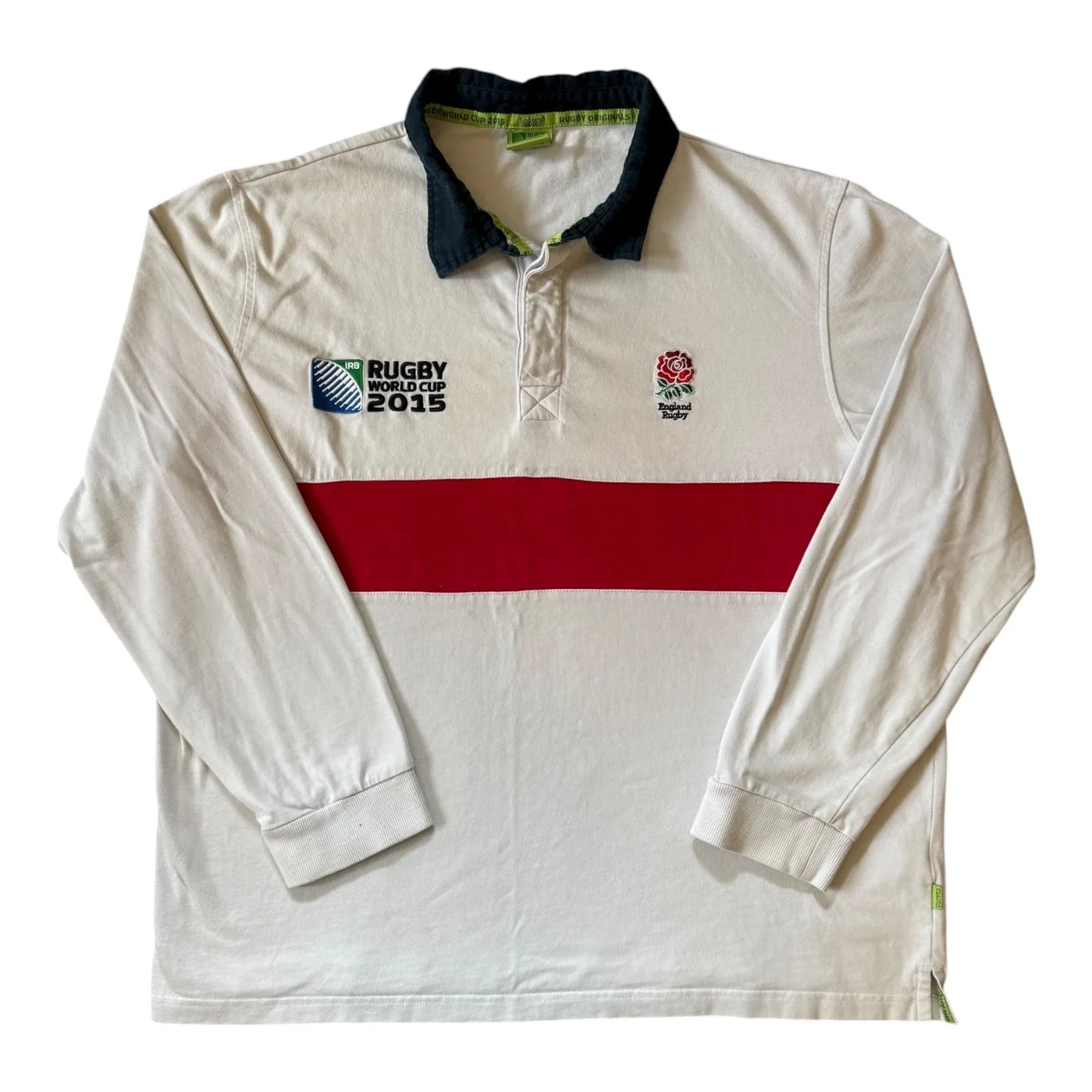 XXL Rugby Original White England 2015 Rugby Shirt