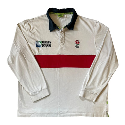 XXL Rugby Original White England 2015 Rugby Shirt