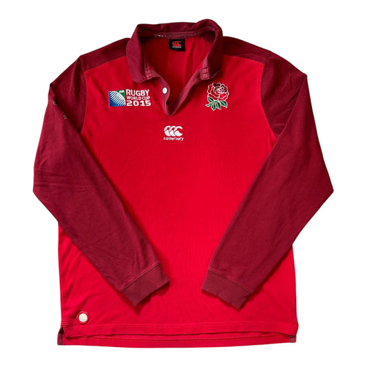 Large Canterbury Red England 2015 Rugby Shirt