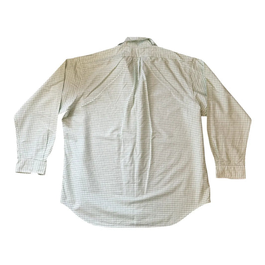 Extra large Ralph Lauren White Green Checkered Shirt