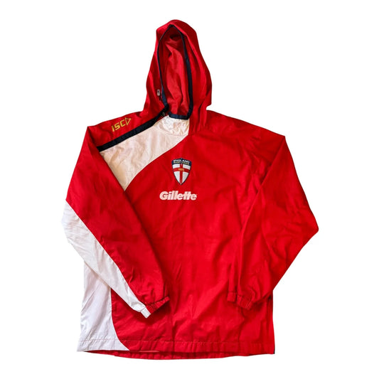 Small ISC England Rugby League Red Windbreaker