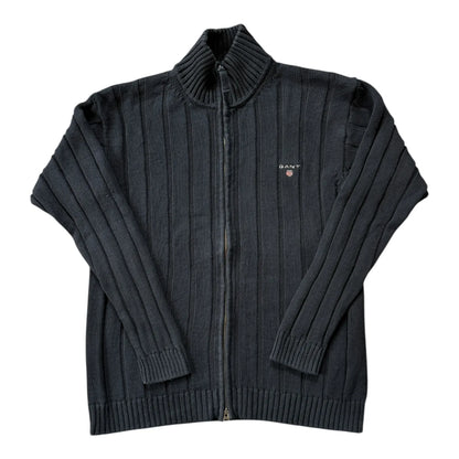 Small Gant Dark Navy Full Zip Jumper