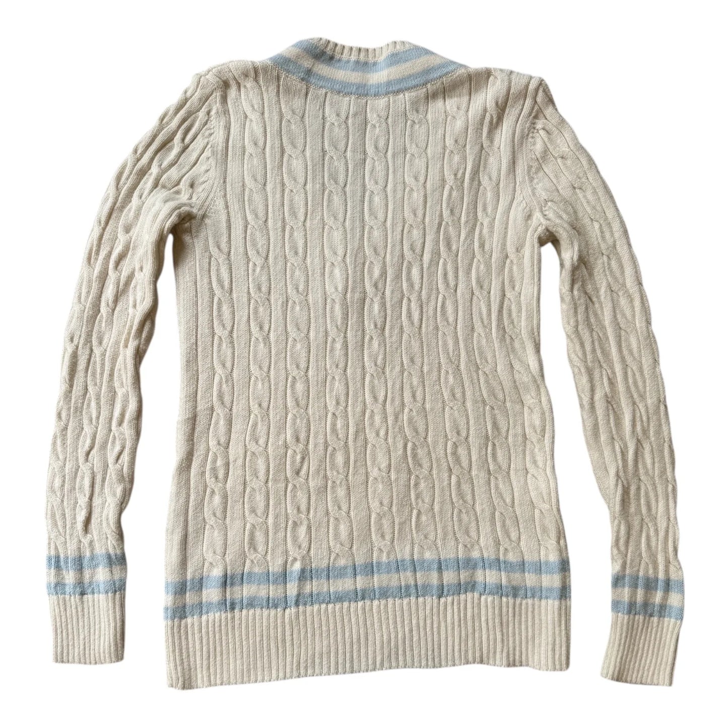 Women's Extra small Ralph Lauren White Cable Knit