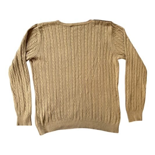 Women's Extra large Ralph Lauren Beige Soft Cable Knit