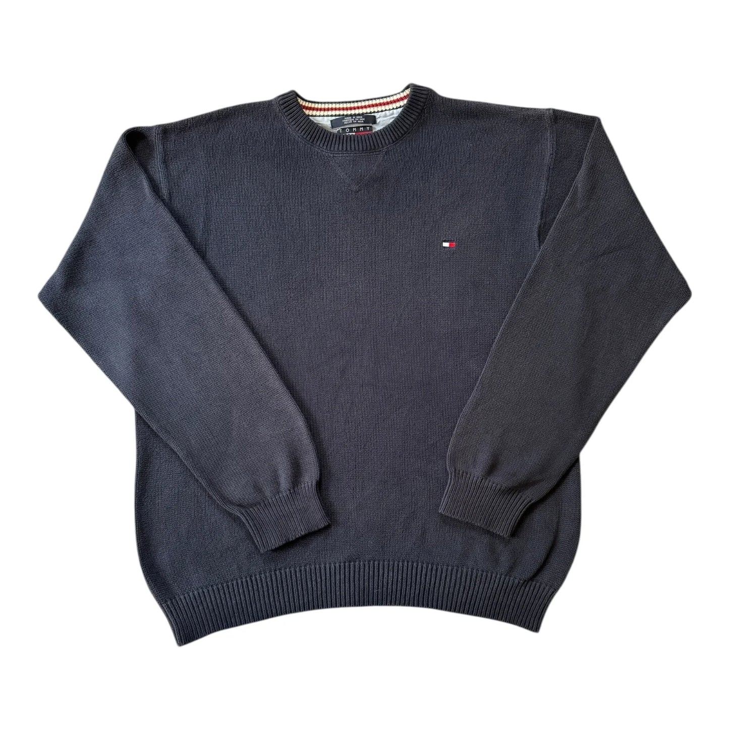Extra large Tommy Hilfiger Blue Knitted Jumper